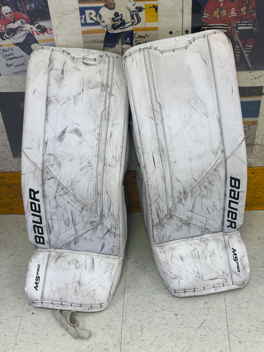 Used Bauer Supreme M5 Pro 32+1 Senior Goal Pads