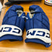 Used CCM Pro Stock 14” Gloves - R. Tverberg