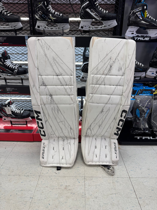 Used CCM EFlex 7.9 Goalie Leg Pads Senior 35" + 2"