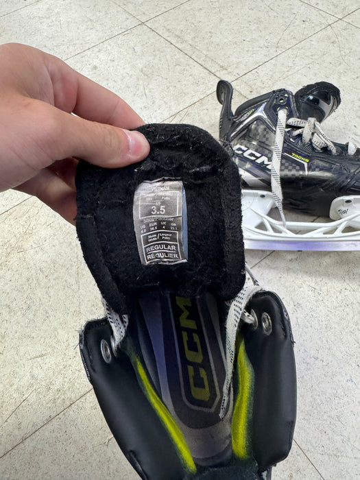 Used CCM Tacks XF80 Skates 3.5D