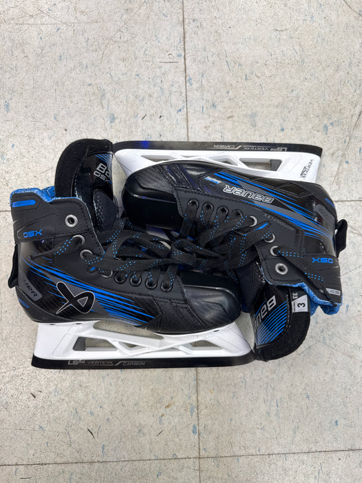Used Bauer GSX Goalie Skates Size 3.0EE