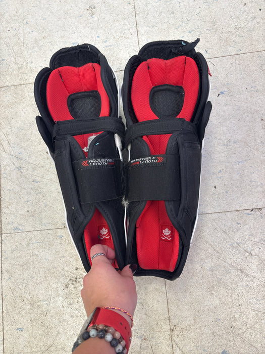 Used CCM JetSpeed FT485 Junior 12" Shin Pads