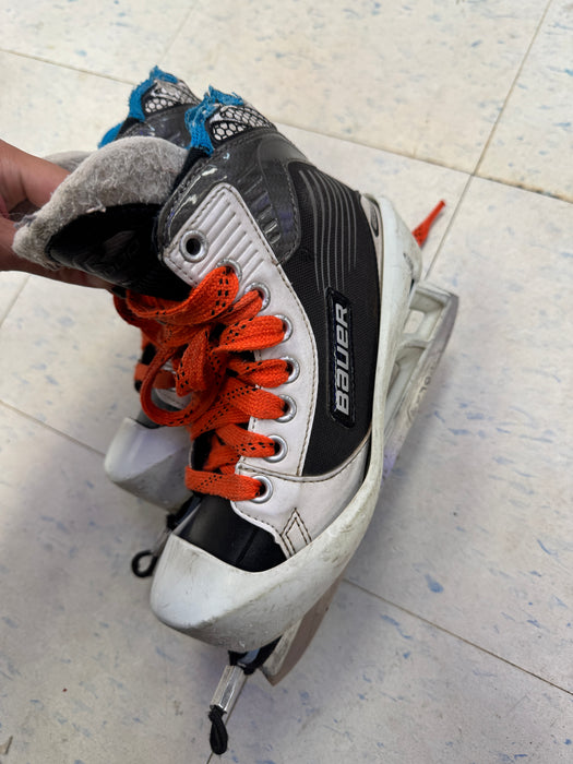 Used Bauer Reactor 2000 Goal Skates Y13.5
