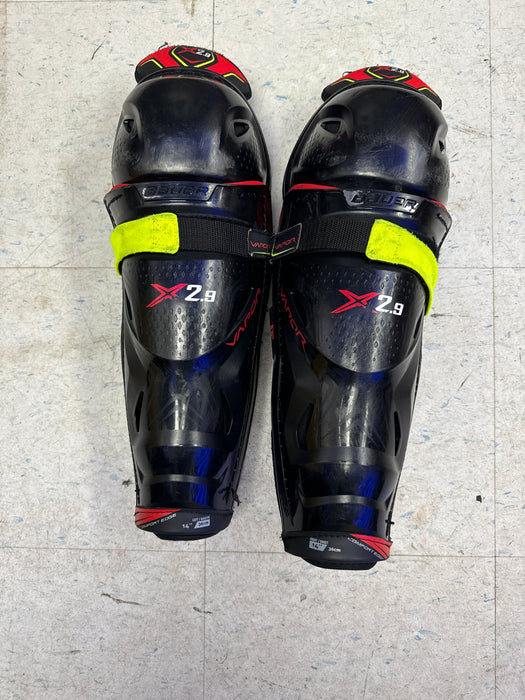 Used Bauer Vapor X2.9 14” Shin Guards