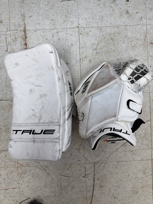 Used True Lefevre L87 Goalie Catcher and Blocker Pair Senior