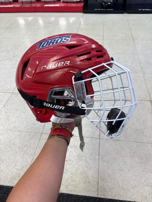 Used Bauer Re-act 85 Senior Medium Helmet CERTIFIED