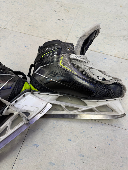 Used Bauer Elite Goal Skates 7.5 Fit 3