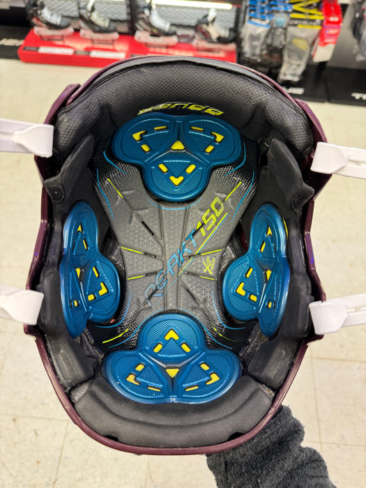 Used Bauer RE-AKT 150 Helmet Medium Maroon