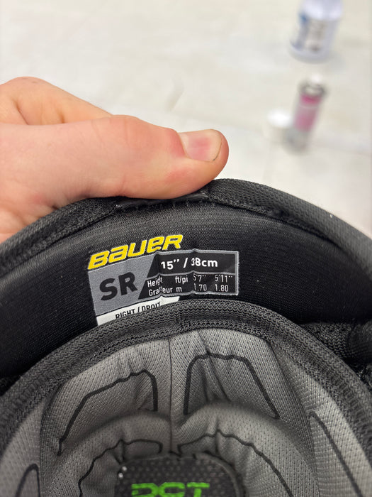 Demo Bauer Supreme Mach 15” Senior Shin Guards