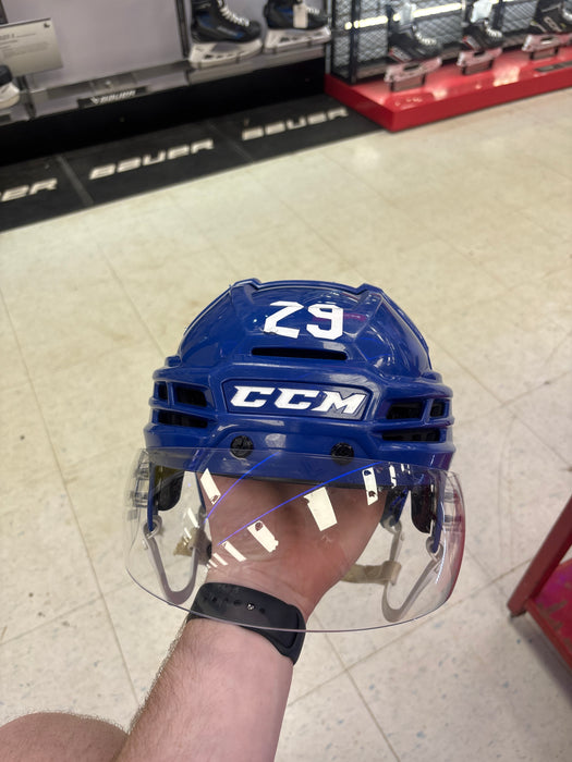 Used CCM Tacks X P. Holmberg #29 Senior Medium Pro Stock Helmet