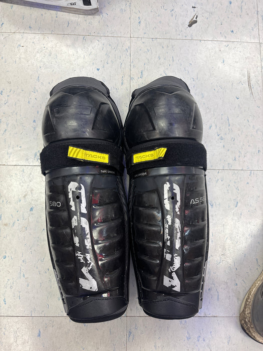 Used CCM Tacks AS-580 13” Senior Shin Guards