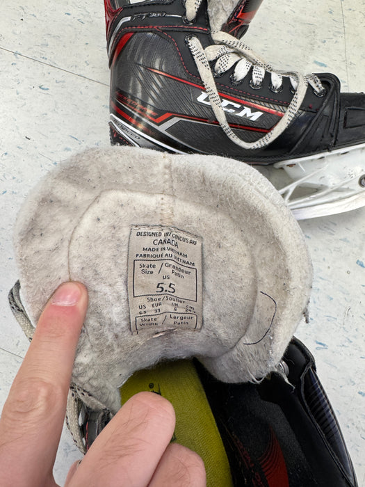 Used CCM JetSpeed FT380 Skates 5.5D