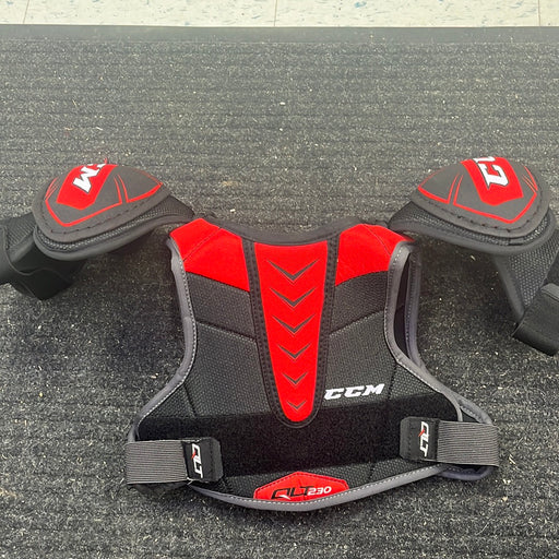 Used CCM QLT230 Junior Small Shoulder Pads