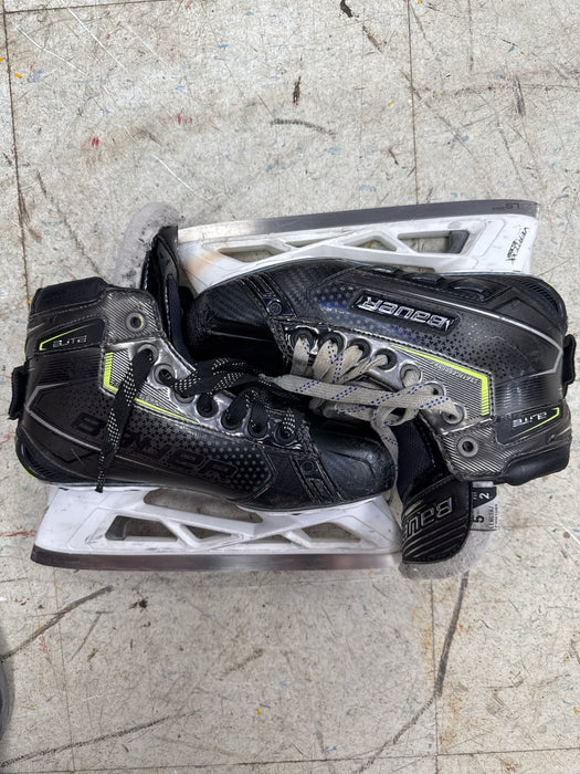 Used Bauer Elite Goalie Skates Size 5.0 Fit 2