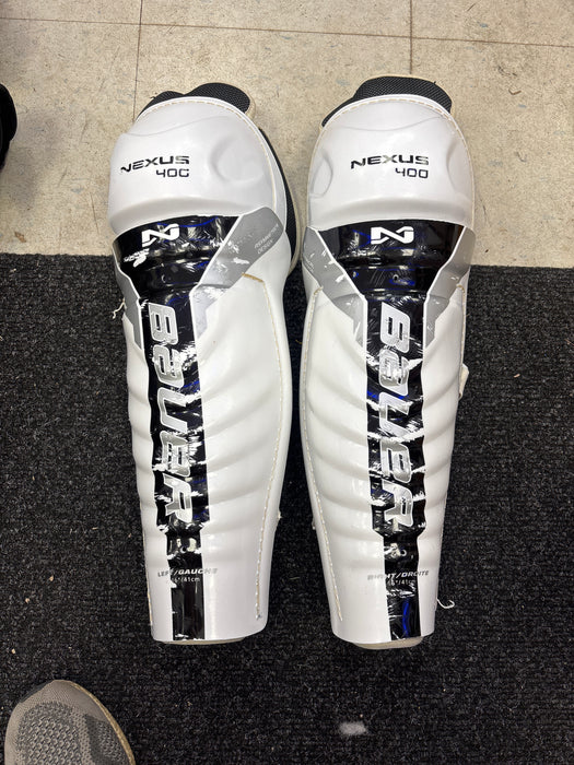 Used Bauer Nexus 400 Senior 16” Shin Guards