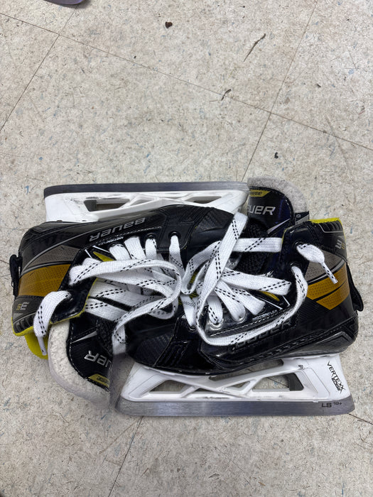 Used Bauer 3s Size 1.5D Junior Goal Skates