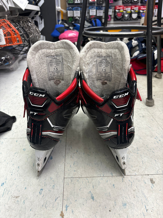 Used CCM JetSpeed FT480 Size 7.5D Goal Skates