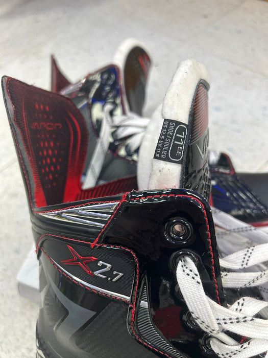 Used Bauer Vapor X2.7 Player Skates 11.0EE