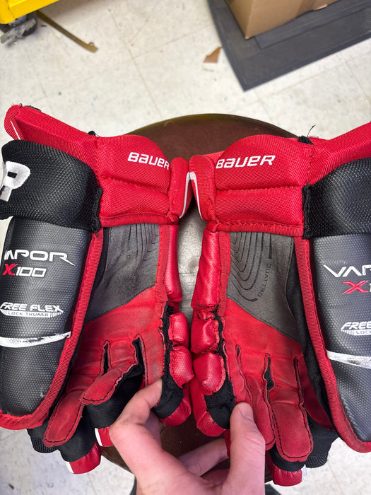 Used Bauer Vapor x100 14” Senior Gloves