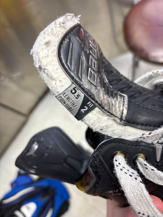 Used Bauer Supreme Shadow Size 5.5 Fit 2 Skates