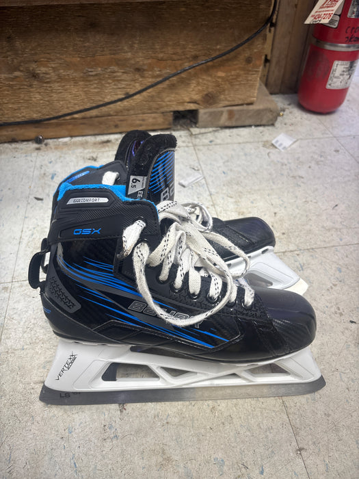 Used Bauer GSX Size 6.5 EE Goal Skates