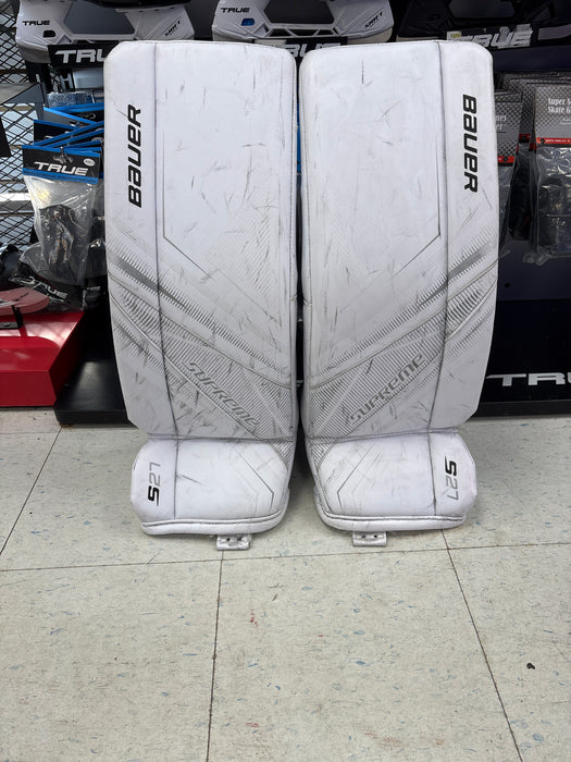 Used Bauer Supreme S27 Junior Small Leg Pads
