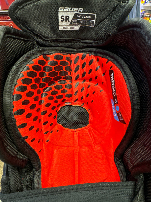 Used Bauer Vapor Hyperlite 16” Shin Guards