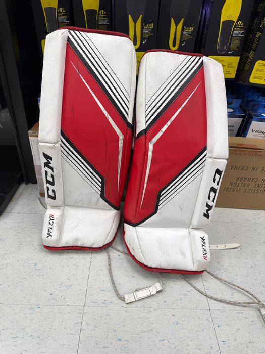 Used CCM Ytflex II 24” Youth Leg Pads