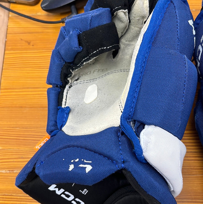 Used CCM Pro Stock 13” Gloves - D. Ovchinnikov