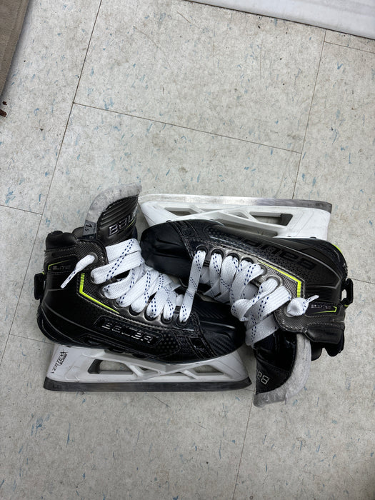 Used Bauer Elite Size 1.5D Junior Goal Skates