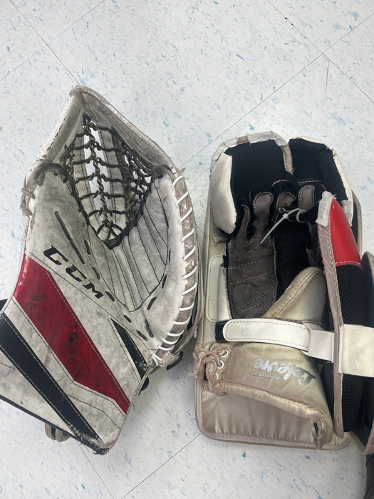 Used CCM EFlex E3.5 Junior Catcher and Blocker Set