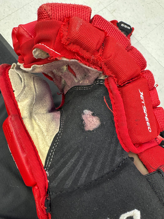 Used CCM FT4 Pro Gloves Senior 13”