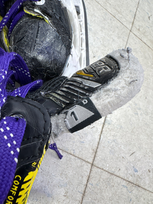 Used Bauer Supreme M4 Size 1.0 D Skates