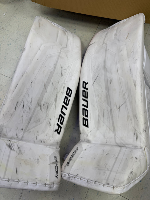 Used Pro Stock Bauer Shadow Leg Pads Senior Large