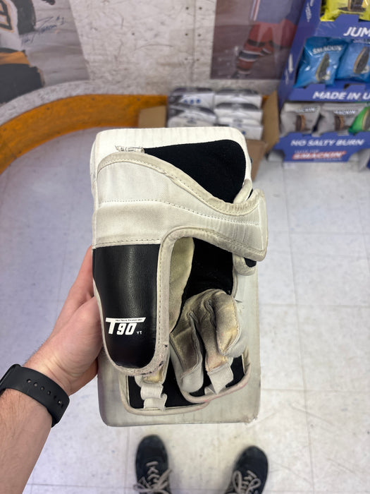 Used Sher-Wood T90 Youth Catcher and Blocker Set