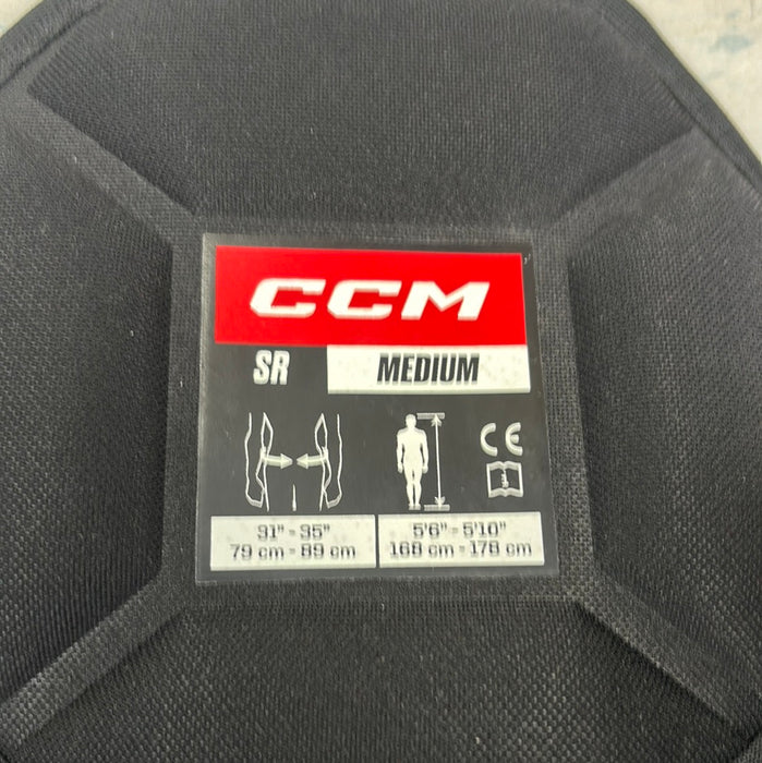 Used CCM Super Tacks AS V Senior Medium Shin Pads