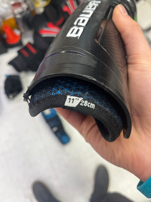 Used Bauer X 11" Shin Pads