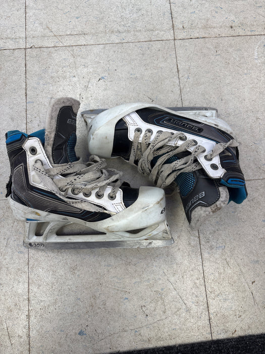 Used Bauer Reactor 7000 Size 3.0 D Goal Skate