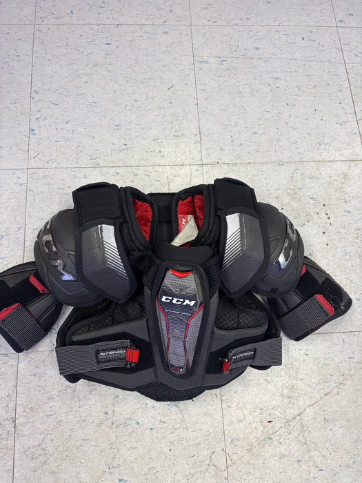 Used CCM JetSpeed FT1 Junior Medium Shoulder Pads