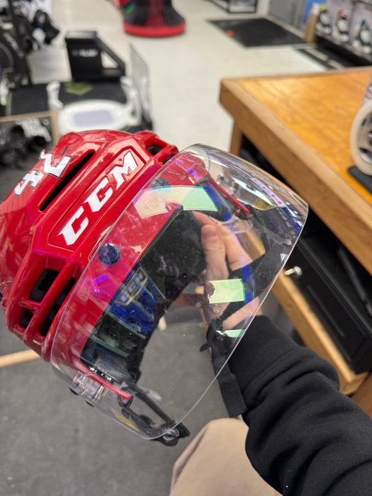 PRO STOCK Oshawa Generals CCM SuperTacks X Helmet Medium