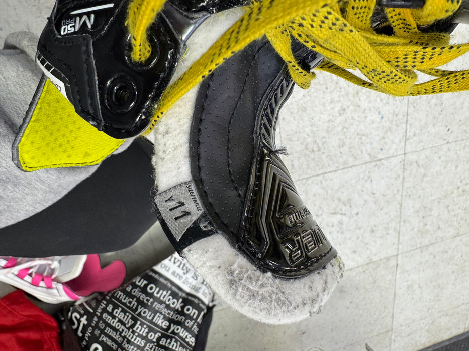 Used Bauer M50 Pro Skates Youth 11