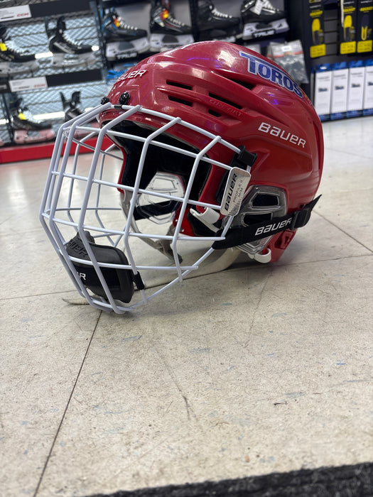 Used Bauer Re-act 85 Senior Medium Helmet CERTIFIED