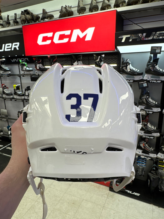Used CCM Tacks X Senior Medium Pro Stock Helmet #37