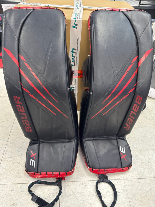 Used Bauer Vapor 3X Goalie Pads Intermediate Large 32+