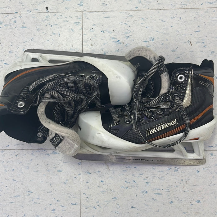 Used Bauer Elite Size 4.5EE Goal Skates