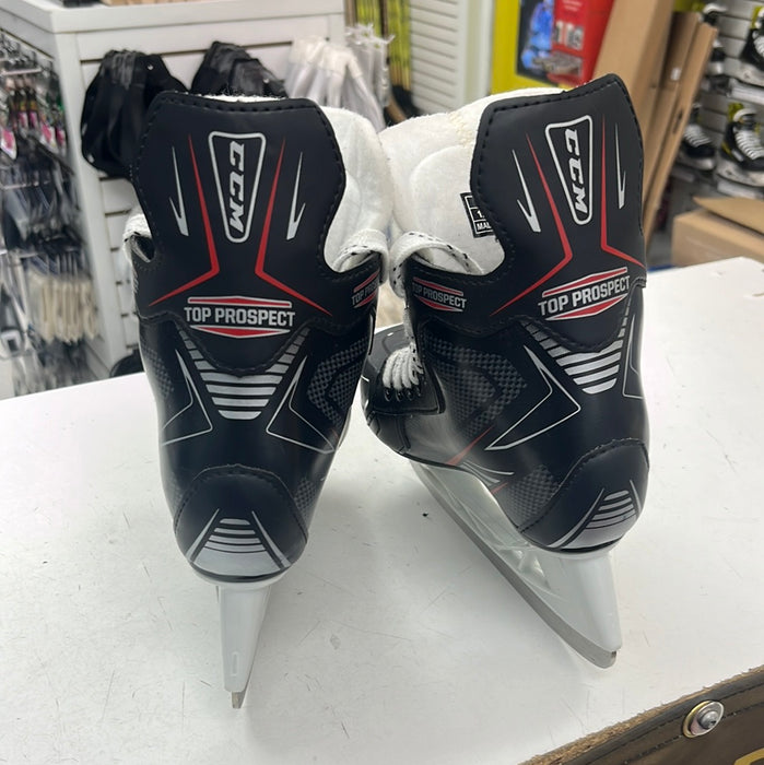 Used CCM Top Prospect 12Y Youth Skates