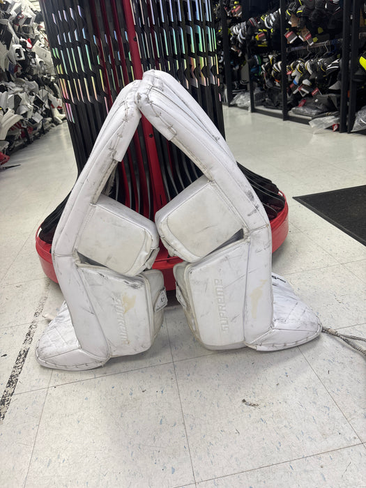 Used Bauer Supreme M5 Pro Intermediate Medium (31+) Goal Pads