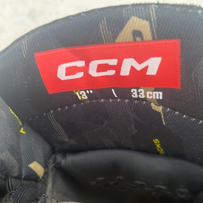 Used CCM Tacks AS-V 13” Gloves