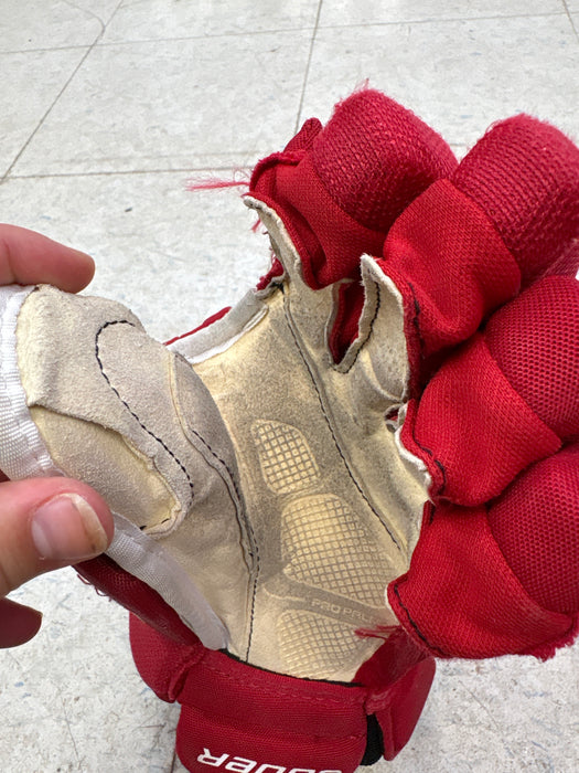 Used Bauer Toronto Red Wings 11" Custom Team Glove