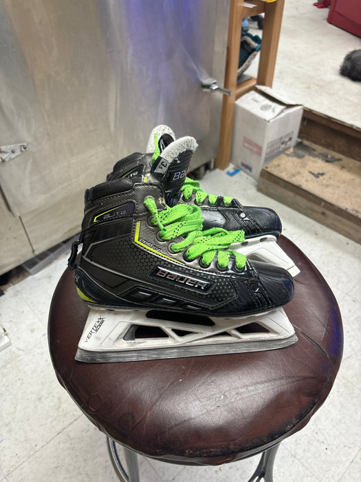 Used Bauer Elite Size 3.5EE Junior Goal Skates